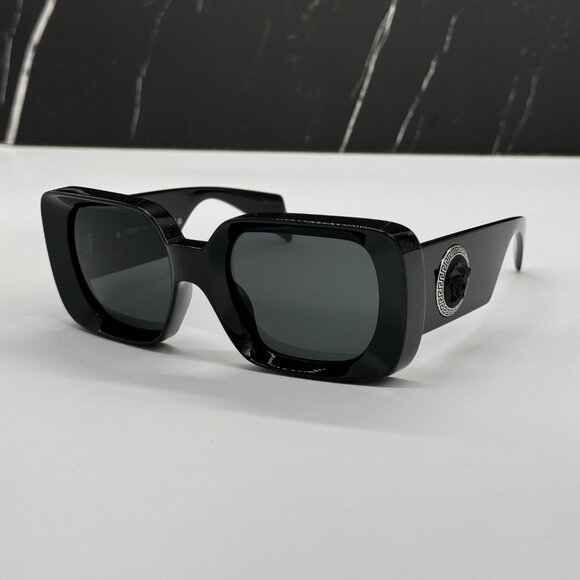 NEW VE4473U GB1/87 BLACK SQUARE WOMEN SUNGLASSES VERSACE MOD 4473-U  GB1/87 main image 5